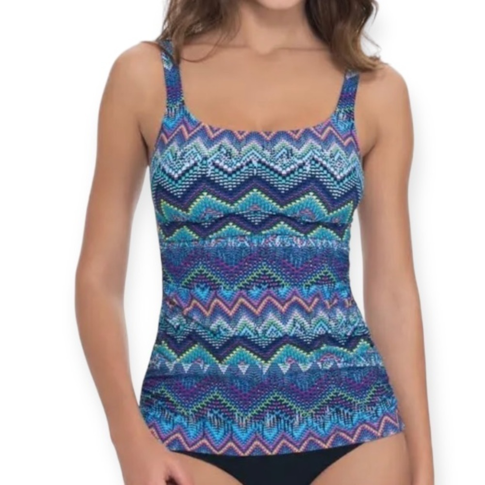 PROFILE by Gottex Swim Tankini Top Multicolor 6